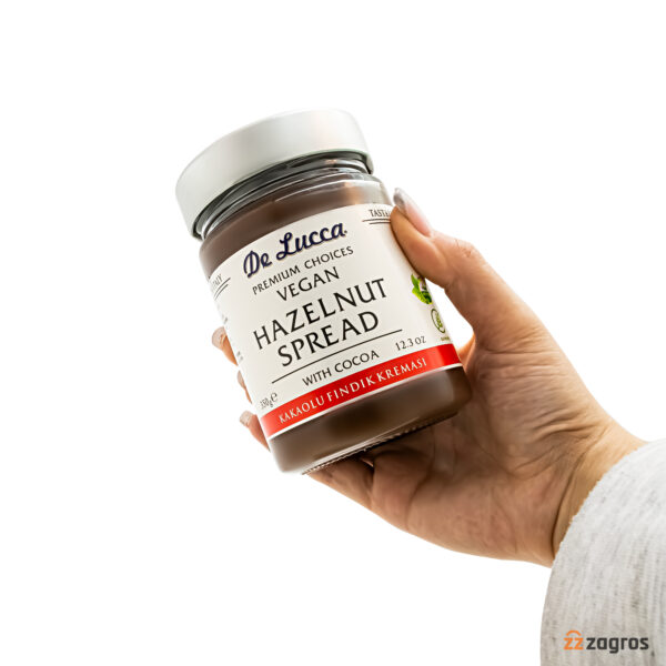 کرم فندق کاکائویی De Lucca سری Hazelnut Spread وزن 350 گرم