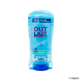 استیک ژله ای ضد تعریق دئودورانت سکرت Out Last مدل Unscented وزن 73 گرم