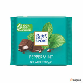 شکلات تلخ ریتر اسپرت Ritter Sport با مغز نعناع 100 گرم