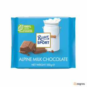 شکلات شیری ریتر اسپرت Ritter Sport مدل Alpine وزن 100 گرم