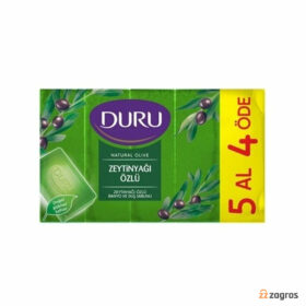 صابون حمام دورو حاوی روغن زیتون بسته 5 عددی صابون حمام دورو حاوی روغن زیتون بسته 5 عددی