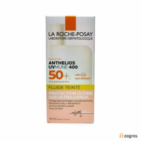فلوئید ضد آفتاب لاروش پوزای سری Anthelios مدل UV Mune 400 با +SPF50 رنگی مناسب پوست حساس 50 میل فلوئید ضد آفتاب لاروش پوزای سری Anthelios مدل UV Mune 400 با +SPF50 رنگی مناسب پوست حساس 50 میل