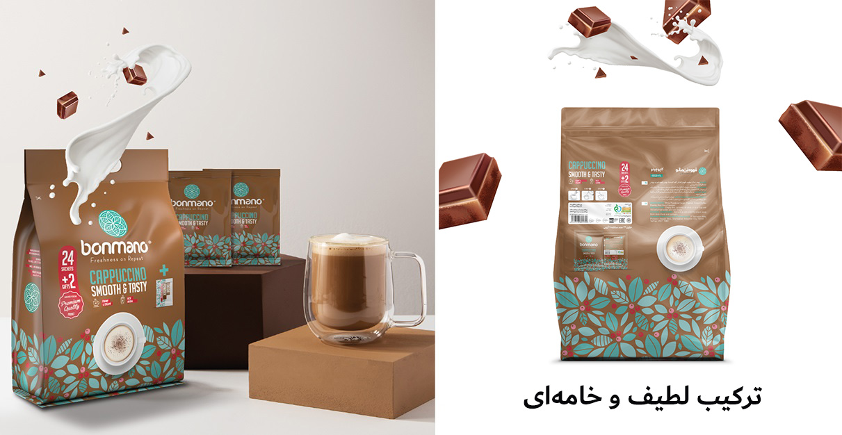 کاپوچینو بن مانو بسته 24 عددی