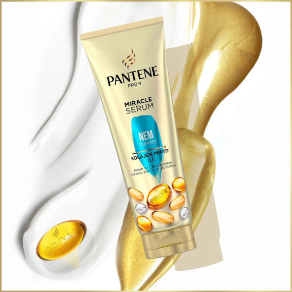 کرم مراقبت از مو چند منظوره پنتن سری Miracle Serum مدل Nem Terapisi مناسب موهای آسیب دیده 200 میل