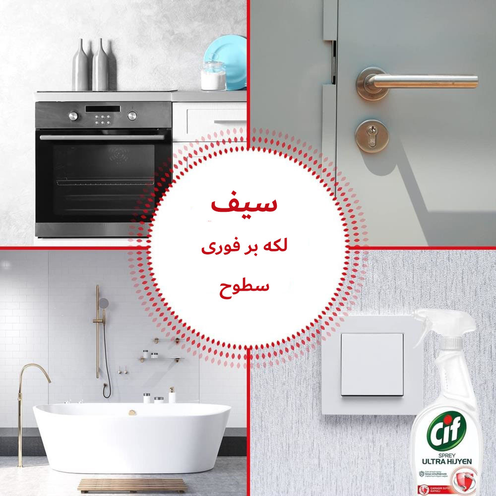 اسپری پاک کننده سطوح چند منظوره سیف 750 میل