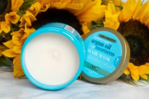 ماسک مو بدون سولفات Ogx حاوی روغن آرگان مناسب موهای خشک و آسیب دیده 300 میل