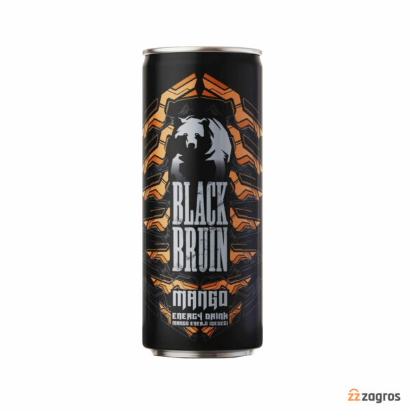 نوشیدنی انرژی زا انبه بلک برن Black Bruin حجم 250 میل