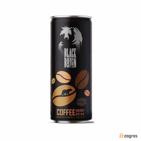 نوشیدنی انرژی زا قهوه بلک برن Black Bruin حجم 250 میل