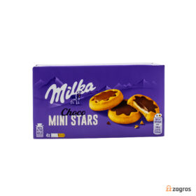 کوکی میلکا مدل Mini Stars با مغز خامه و روکش شکلات 150 گرم