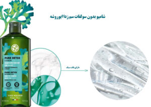 شامپو بدون سولفات سم زدا ایوروشه مناسب موهای معمولی تا چرب 300 میل