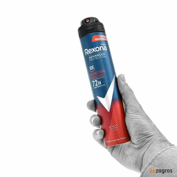 اسپری ضد تعریق مردانه رکسونا مدل Antibacterial Protection حجم 200 میل