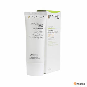 کرم مرطوب کننده پریم SPF30 بی رنگ مناسب پوست مختلط تا چرب 50 میل