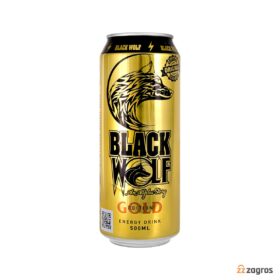 نوشیدنی انرژی زا بلک ولف Black Wolf مدل Gold Edition حجم 500 میل
