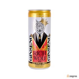 نوشیدنی انرژی زا ریچ ولف Rich Wolf حاوی جینسنگ 250 میل