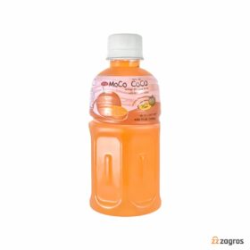 نوشیدنی بدون گاز با طعم پرتقال موکو کوکو حاوی تکه های نارگیل 320 میل
