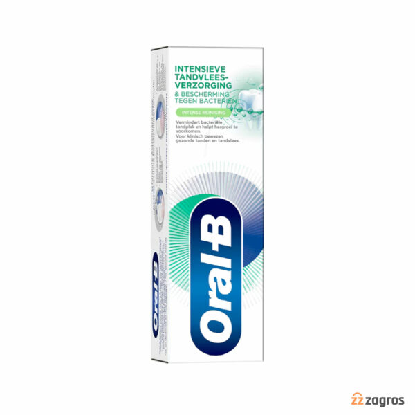 خمیر دندان اورال بی مدل Intense Reiniging حجم 75 میل