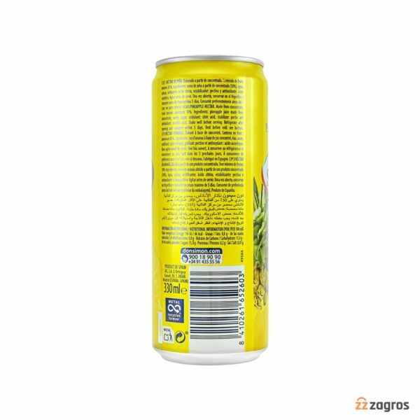 آبمیوه دن سایمون Don Simon با طعم آناناس 330 میل
