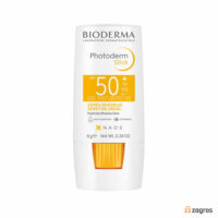 استیک ضد آفتاب بایودرما +spf50 بی رنگ مناسب انواع پوست 8 گرم