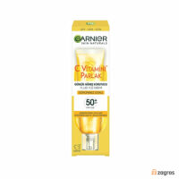 فلوئید ضد آفتاب گارنیر +spf50 بی رنگ حاوی ویتامین C حجم 40 میل