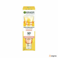 فلوئید ضد آفتاب گارنیر +spf50 رنگی حاوی ویتامین C حجم 40 میل