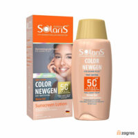 لوسیون ضد آفتاب کالر نیوژن سولاریس آردن +spf50 رنگ بژ روشن مناسب انواع پوست 75 میل