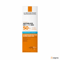 کرم ضد آفتاب آبرسان لاروش پوزای سری Anthelios مدل Uv Mune 400 با +spf50 بی رنگ مناسب پوست حساس 50 میل