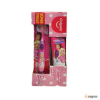 خمیر دندان و مسواک کودک کلگیت مدل Barbie حجم 75 میل