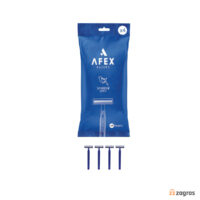 خودتراش 2 تیغ افکس Afex مدل Sparrow بسته 4 عددی