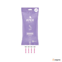 خودتراش 3 تیغ افکس Afex مدل Heron بسته 4 عددی
