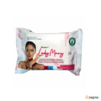 دستمال مرطوب آرایش پاک کن لیدی ماری Lady Mary بسته 25 عددی