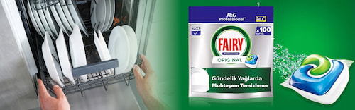 قرص ماشین ظرفشویی فیری مدل اورجینال Original بسته 100 عددی