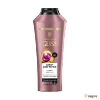 شامپو ترمیم کننده گلیس مدل Serum Deep Repair مناسب موهای آسیب دیده 400 میل