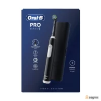 مسواک برقی اورال بی مدل Pro 1 Cross Action رنگ سیاه (+قاب مسافرتی)