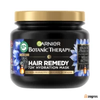 ماسک مو آبرسان 72ساعته بوتانیک گارنیر حاوی سیاه دانه و زغال فعال 340 میل