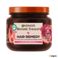 ماسک مو ضد ریزش بوتانیک گارنیر حاوی روغن کرچک و بادام 340 میل