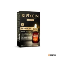 سرم صورت بیوکسین حاوی رتینول ۱% ضدچروک و جوانساز مناسب انواع پوست حجم ۳۰ میل