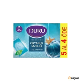 صابون حمام دورو با رایحه اقیانوس مدل Fresh Ocean بسته 5 عددی