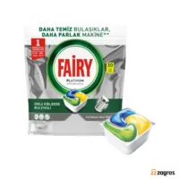 قرص ماشین ظرفشویی فیری پلاتینیوم پلاس Fairy Platinum Plus Hepsi Bir Arada رایحه لیمو ۳۰ عددی
