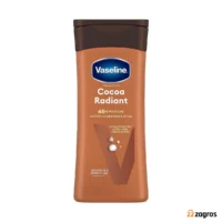 لوسیون بدن وازلین مدل Cocoa Radiant حجم ۲۰۰ میل