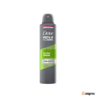 اسپری ضدتعریق مردانه داو مدل Extra Fresh حجم ۲۵۰ میل