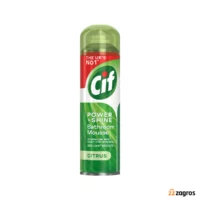 اسپری فومی سیف Cif جرمگیر و براق کننده حمام رایحه مرکبات حجم ۵۰۰ میل