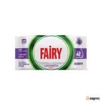 دستمال سطوح چند منظوره فیری رایحه لوندر بسته ۱۰۰ عددی