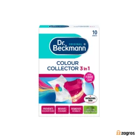 دستمال محافظ رنگ ماشین لباسشویی دکتر بکمن تثبیت کننده رنگ لباس بسته 10 عددی دستمال محافظ رنگ ماشین لباسشویی دکتر بکمن تثبیت کننده رنگ لباس بسته 10 عددی