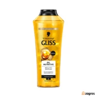 شامپو گلیس Gliss Oil Nutritive مناسب موهای آسیب دیده ۴۰۰میل