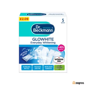 لکه بر و سفید کننده لباس دکتر بکمن مدل Glowhite بسته ۵ ساشه‌ای