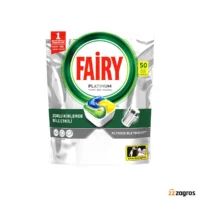 قرص ماشین ظرفشویی فیری مدل Platinum بسته ۵۰ عددی