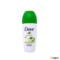 مام رولی ضد تعریق زنانه داو حاوی عصاره خیار مدل Go Fresh حجم ۵۰ میل