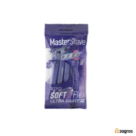 خودتراش 3 لبه Master Shave مدل soft بسته 3 عددی