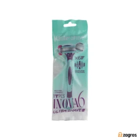 خودتراش زنانه 6 لبه مستر شیو Master Shave مدل اینوا بسته 1 عددی