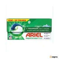 قرص ماشین لباسشویی آریلariel Todo En1 Pods بسته ۲۵ عددی (کپی)